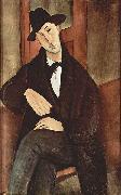 Amedeo Modigliani Portrat des Mario Varfogli Sweden oil painting artist